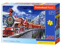 Puzzle-200 "Санта едет в город"