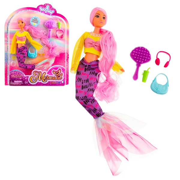 Набор "Секреты принцессы" кукла с аксессуарами, ручки и ножки шарнирные