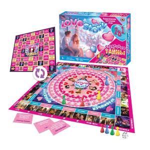 Игра настольная 2в1 «Love story + Сердечные тайны»