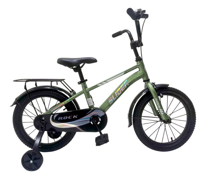 Велосипед двухколесный  Slider Rock 16" с дополнительными колесами