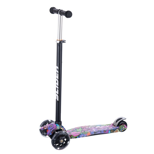 Самокат четырехколесный Slider, колеса светящиеся (диаметр 118/76 мм)