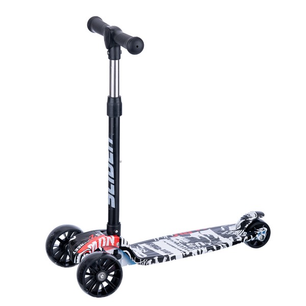 Самокат трехколесный Slider, колеса светящиеся