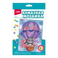 Алмазная мозаика 15*20 детская (неполное заполнение) "На воздушном шаре"