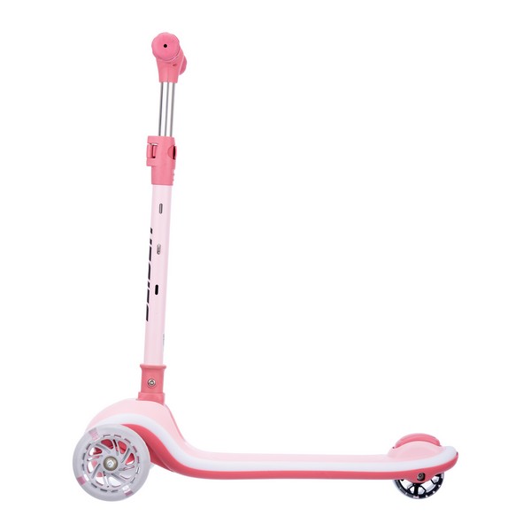 Самокат трехколесный Slider, светящиеся полиуретановые колёса и платформа, руль складной