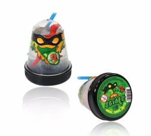 Слайм "Slime Ninja"с фигуркой динозавра