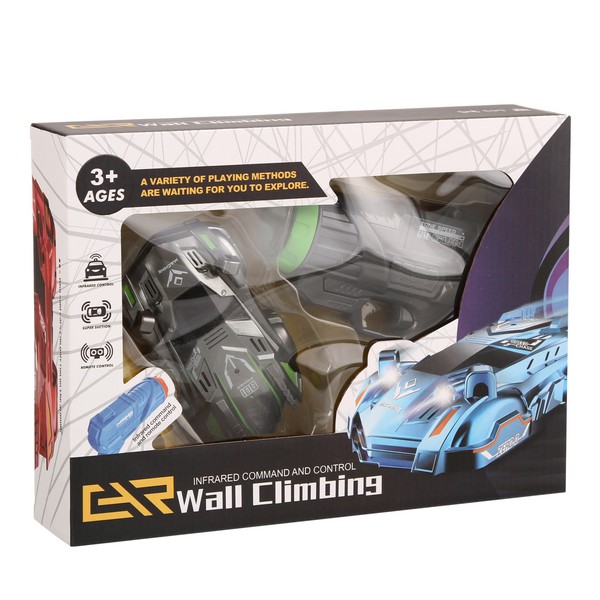 Машинка на пульте радиоуправления, антигравитационная, ездит по стенам, в ассортименте