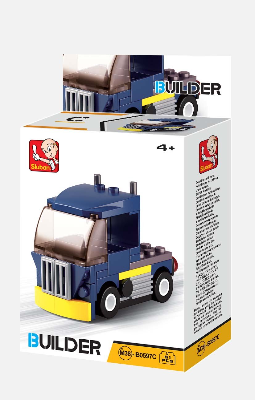 Конструктор "Грузовичок" 51 деталь
