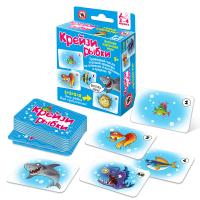 Игра карточная "Крейзи рыбки", 52 карточки,