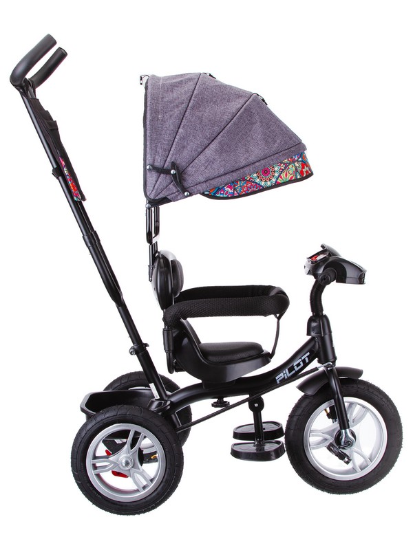 Велосипед трехколесный Pilot с ручкой управления