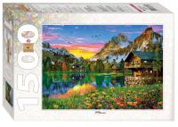 Мозаика "puzzle" 1500 "Озеро в Альпах"