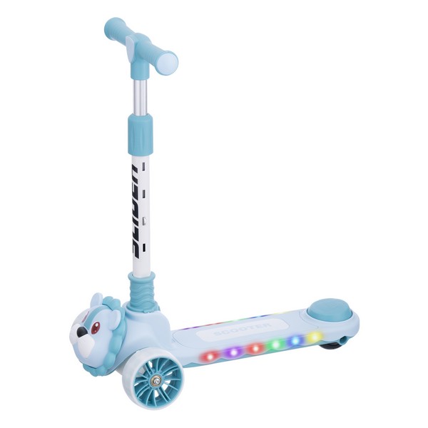 Самокат трехколесный Slider, колеса светящиеся