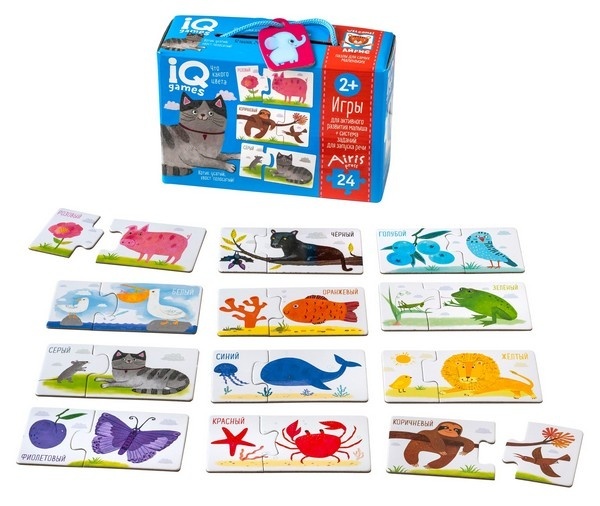 IQ игры для самых маленьких. Парочки. Что какого цвета. 2+ Запуск речи