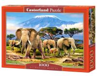Puzzle-1000 "Слоны"