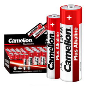Батарейка (20АА шт +20ААА на блист.) 1.5В "Camelion Plus Alkaline COMBO40" (20LR6 + 20LR03-CB), в/к 11,2*5,6*5,1 см