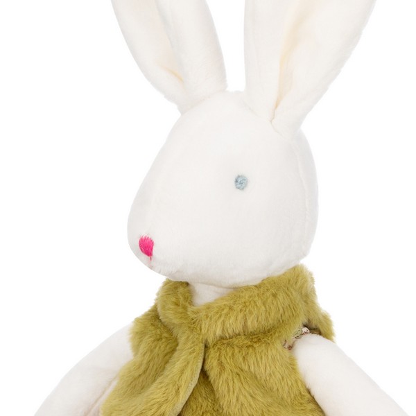 Зайка в зеленой жилетке и юбке, 26 см