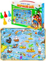 Настольная игра ходилка. МОРСКОЙ БОЙ (плотная коробка)