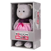 Мягкая игрушка "Мышель в фиолетовом платье", в коробке
