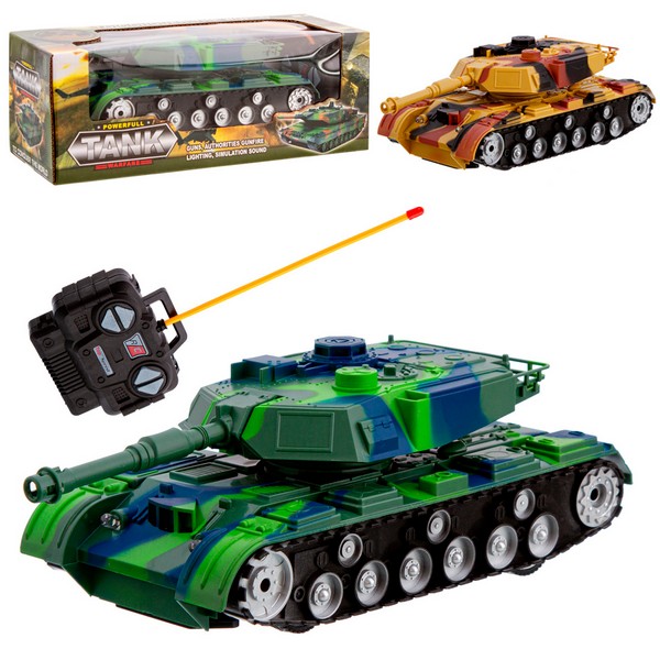 Танк на пульте радиоуправления в ассортименте Танк на пульте радиоуправления в ассортименте
