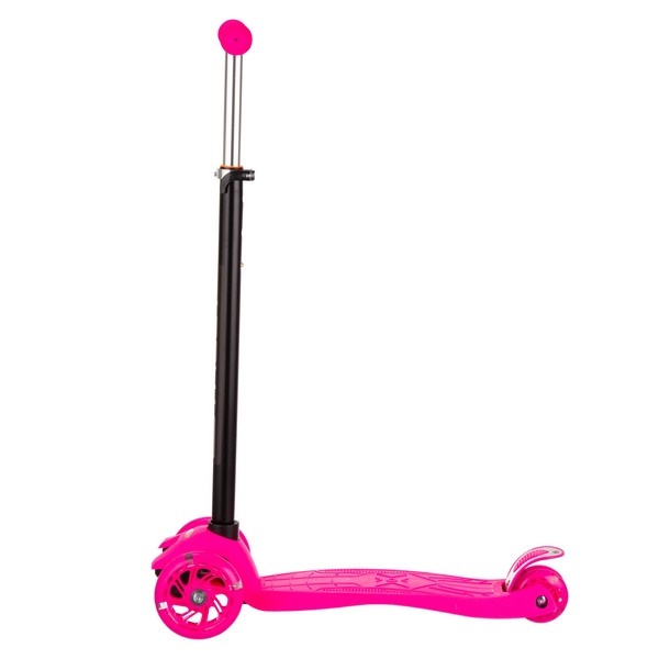 Самокат четырехколесный, колеса PU со светом