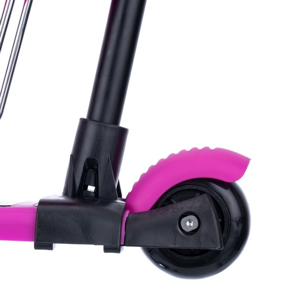 Самокат трехколесный Slider с ручкой управления, колеса светящиеся