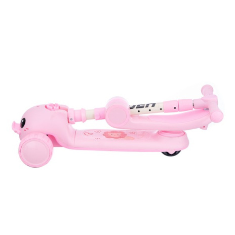 Самокат трехколесный Slider, колеса светящиеся, руль складной