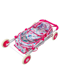 Коляска для кукол 36 см Girl's Club (металл.)