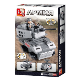 Конструктор 3в1 "Армия. Бронемашина"
