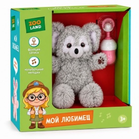 Набор Zooland "Мой любимец. Коала", открывает/закрывает глазки, мелодии, повторюшка, аксессуары Набор Zooland "Мой любимец. Коала", открывает/закрывает глазки, мелодии, повторюшка, аксессуары