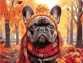 Картина по номерам на картоне 28,5*38 см "На прогулке" Картина по номерам на картоне 28,5*38 см "На прогулке"