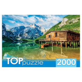TOPpuzzle. ПАЗЛЫ 2000 элементов. ИТАЛИЯ. ЛЕТНЕЕ ОЗЕРО БРАЙЕС. в/к 23,9*35,7*5,4 см TOPpuzzle. ПАЗЛЫ 2000 элементов. ИТАЛИЯ. ЛЕТНЕЕ ОЗЕРО БРАЙЕС. в/к 23,9*35,7*5,4 см