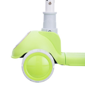 Самокат трехколесный Slider, колеса светящиеся, руль складной