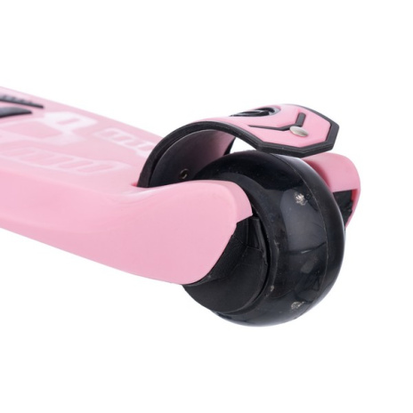 Самокат трехколесный Slider, колеса светящиеся, руль складной