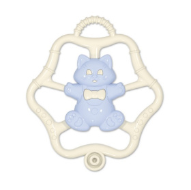 Погремушка-прорезыватель "Солнечные зверята". Коллекция «Зефир»