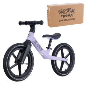 Беговел Slider, надувные колеса 14 дюймов, цвет: фиолетовый