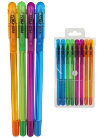 Набор ручек шариковых CRYSTAL COLORS, синие,d=0,7