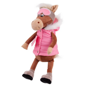 Игрушка мягконабивная ТМ "Relana" Лошадка со сноубордом Паулина, 25 см