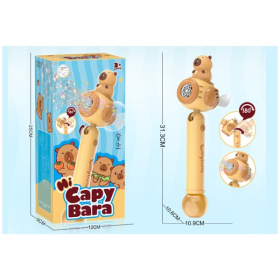 Генератор мыльных пузырей "Капибара", размер: 31,8*10,6*10,9 см