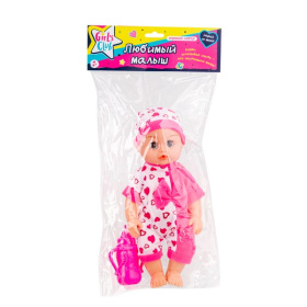 Пупс 25 см Girl's Club "Любимый малыш" с аксессуарами, пьет и писает