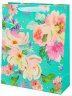 Dream cards Пакет подар. с мат.лам.и глит. (12 шт в наборе) 26*32*10см(L), Цветы на ветру