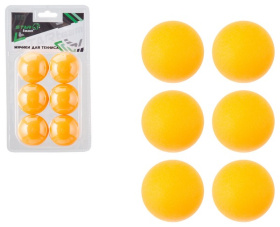 Мячики для пинг-понга 6 шт.