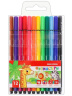 Фломастеры трехгранные 12 цв. TINY ZOO, европодвес 17*12*0,8 см