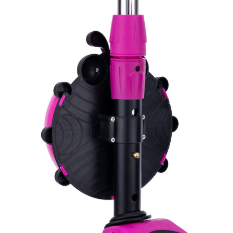 Самокат трехколесный Slider с ручкой управления, колеса светящиеся