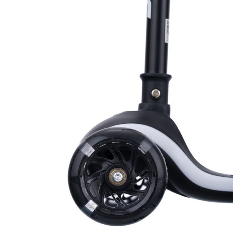 Самокат трехколесный Slider, светящиеся полиуретановые колёса и платформа, руль складной