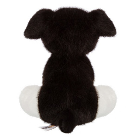 Собака черно-белая, 19 см, в/п 19*15*15 см