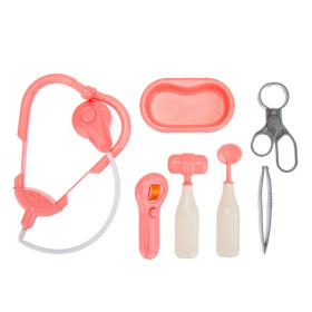 Набор "Ветеринарная клиника" Girl's club, кошечка мягкая, аксессуары, наклейки, переноска