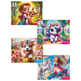 Пазлы 24 элемента. ПАЗЛЫ ДЛЯ ДЕВОЧЕК кратно 32