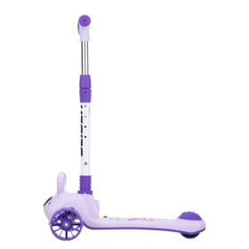 Самокат трехколесный Slider, колеса светящиеся, руль складной