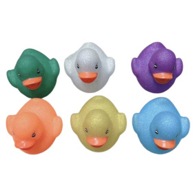 Игрушка для купания "Уточка" (1шт.), 6 цветов в ассортименте