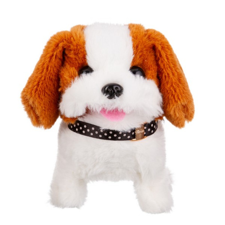 Игрушка мягкая "Щенок" Girl's club, ходит, виляет хвостиком, звуковые эффекты