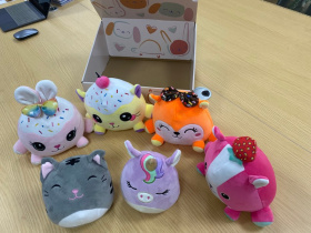 Единорог розовый, 16 см